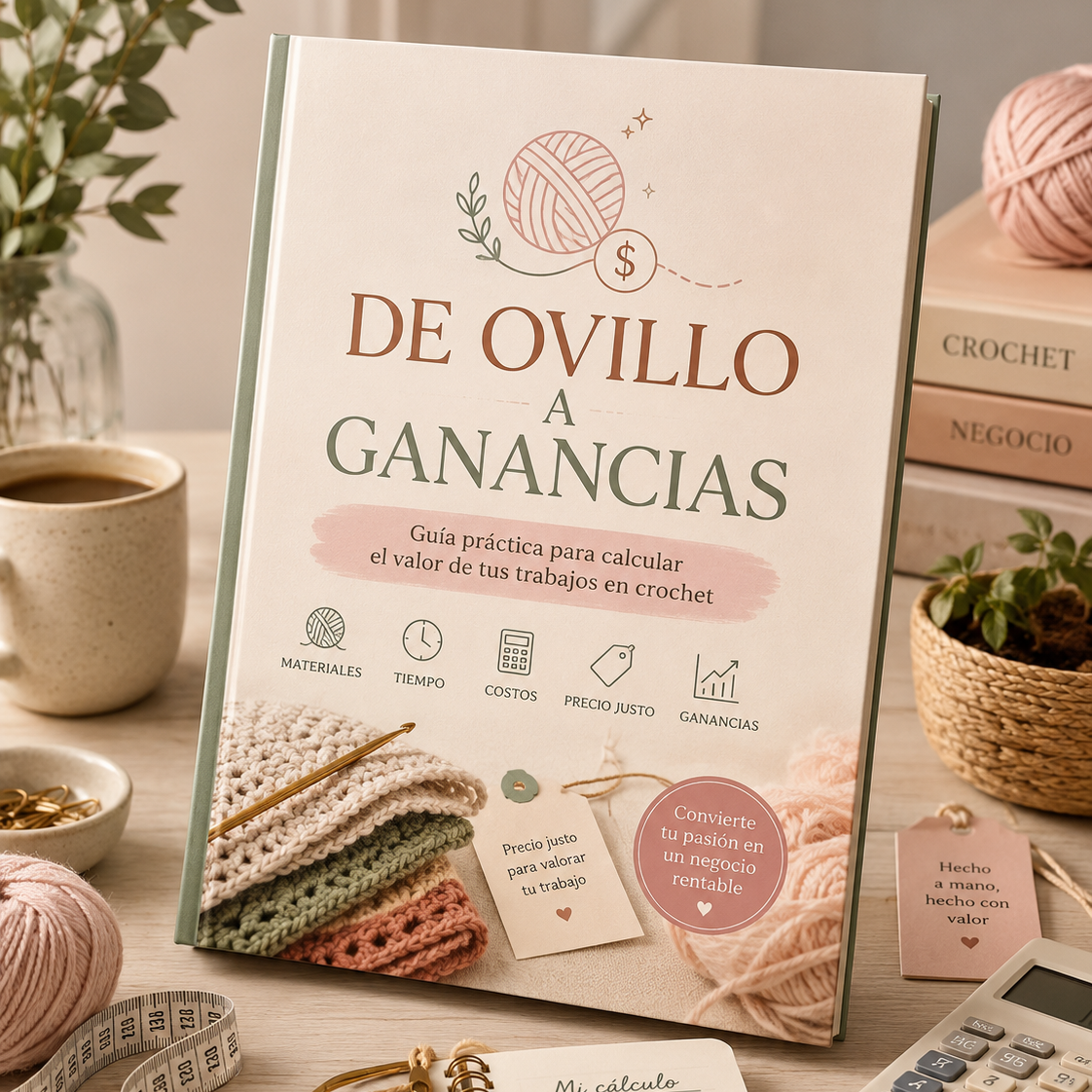 DE OVILLO A GANANCIA: La guía práctica para calcular precios, cobrar lo justo y hacer rentable tu crochet